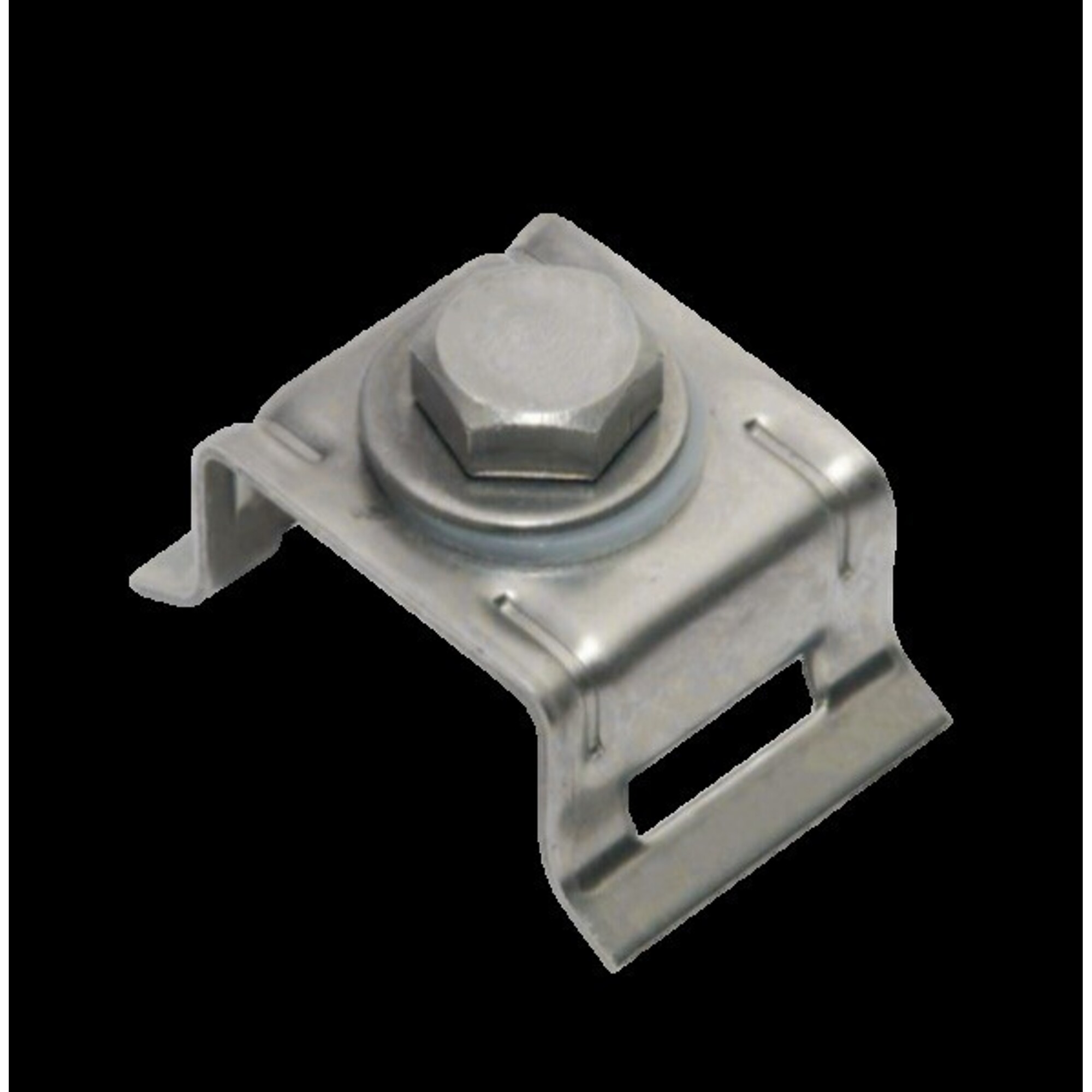 Fechometal Flared Leg - Stainless Steel, Single Bolt, 25/Box, Model# CAT2G324036NUS